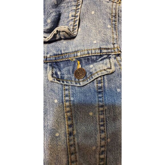 CHEROKEE STONEWASHED GIRLS DENIM CROP JACKET - Picture 3 of 7